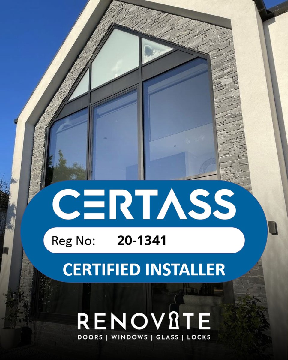 ✨Did you know we are a CERTASS certified installer?

As an approved #Certass member, we can certify our own installations to current Building Regulations as an alternative to using Building Control.

✅100% transparency, 100% trust✅

#leeds #windows #doors