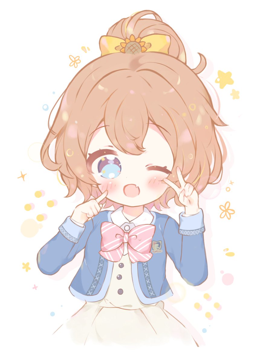 日向千夏ちゃん🌻🎀⋆*
ごろにゃーん！！✨

#ongeki_art