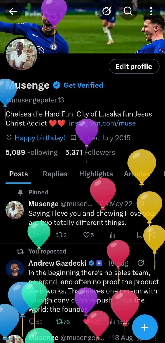 musengepeter13's tweet photo. I received my balloons https://t.co/cew2SDx3Ps