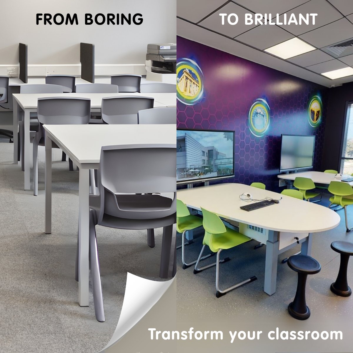 🚀 Reimagine your learning spaces with Zioxi!

Classrooms, IT Suites and STEM Learning spaces don’t have to be dull. Our 𝗙𝗿𝗲𝗲 𝗦𝗽𝗮𝗰𝗲 𝗣𝗹𝗮𝗻𝗻𝗶𝗻𝗴 𝗦𝗲𝗿𝘃𝗶𝗰𝗲 shows you exactly what’s possible.

👉 Let’s create something amazing together — get in touch today!