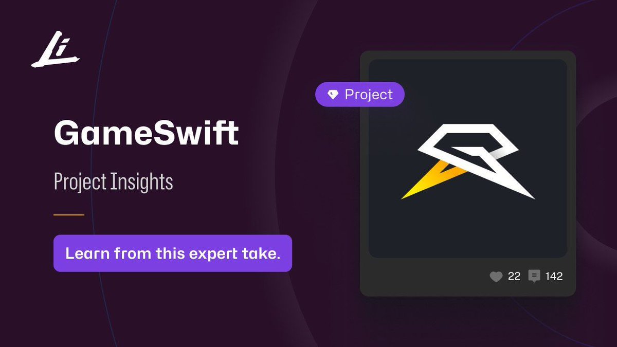 🎮 Learn more about #GameSwift, the all-in-one #Web3 gaming ecosystem

⚡ Multi-chain infrastructure for seamless gameplay
🕹️ True ownership with #NFTs and digital assets
🌐 Tools designed for both developers and gamers 

👉 Explore the full project review: