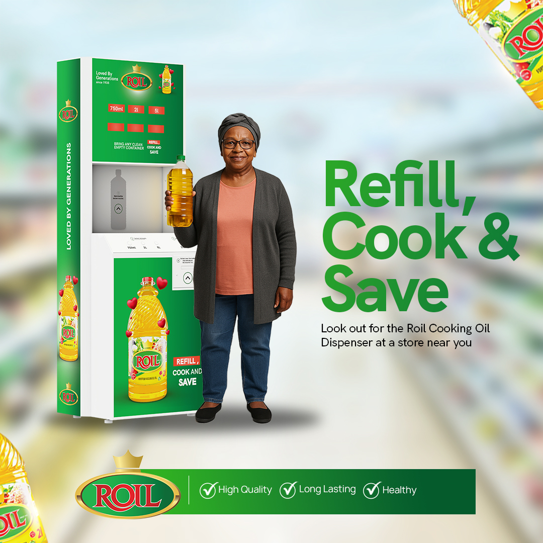 Have you used the Roil Dispenser?

Available in Bellevue, Emganwini,  Cowdray Park, Entumbane, Iminyela, Lobengula, Luveve, Magwegwe Marisha, Magwegwe North, Mbundane, Mpopoma, Nketha 6, Nkulumane, Pelandaba, Pumula East, Pumula North, Pumula Old, Pumula South, Tshabalala.