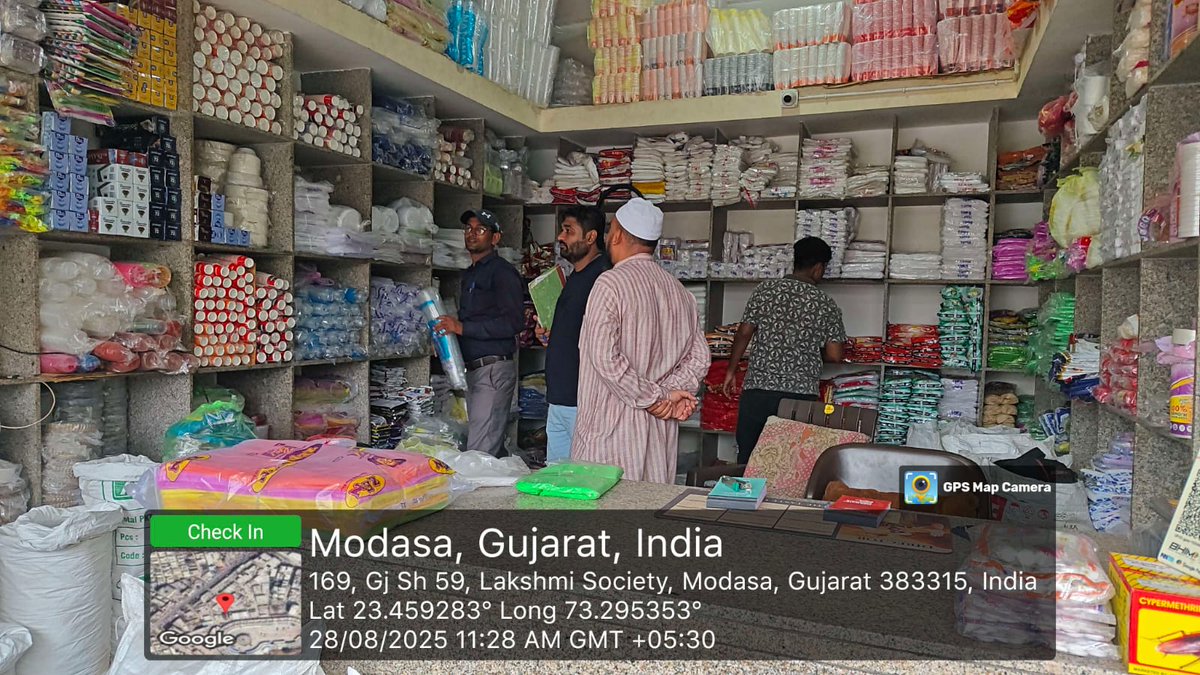CO, Modasa (@co_modasa) on Twitter photo "સ્વચ્છતા ઝુંબેશ" ૨૦૨૫ અંતર્ગત મોડાસા નગરપાલિકા દ્વારા તા. ૨૮/૦૮/૨૦૨૫ ના રોજ સિંગલ યુઝ પ્લાસ્ટિક જાગૃતિ અને કલેક્શન અંગેની ડ્રાઈવ યોજવામાં આવેલ છે..#NirmalGujarat2
<a href="/MoHUA_India/">Ministry of Housing and Urban Affairs</a>
<a href="/SwachhBharatGov/">Swachh Bharat Urban</a>
<a href="/sbmugujarat/">Swachh Bharat Mission Urban - Gujarat</a>
<a href="/CMOGujarat/">Karma Patel</a>
<a href="/rcmgandhinagar/">RCM, Gandhinagar Zone</a>
<a href="/CollectorArv/">Collector & District Magistrate, Arvalli</a> "સ્વચ્છતા ઝુંબેશ" ૨૦૨૫ અંતર્ગત મોડાસા નગરપાલિકા દ્વારા તા. ૨૮/૦૮/૨૦૨૫ ના રોજ સિંગલ યુઝ પ્લાસ્ટિક જાગૃતિ અને કલેક્શન અંગેની ડ્રાઈવ યોજવામાં આવેલ છે..#NirmalGujarat2
<a href="/MoHUA_India/">Ministry of Housing and Urban Affairs</a>
<a href="/SwachhBharatGov/">Swachh Bharat Urban</a>
<a href="/sbmugujarat/">Swachh Bharat Mission Urban - Gujarat</a>
<a href="/CMOGujarat/">Karma Patel</a>
<a href="/rcmgandhinagar/">RCM, Gandhinagar Zone</a>
<a href="/CollectorArv/">Collector & District Magistrate, Arvalli</a>