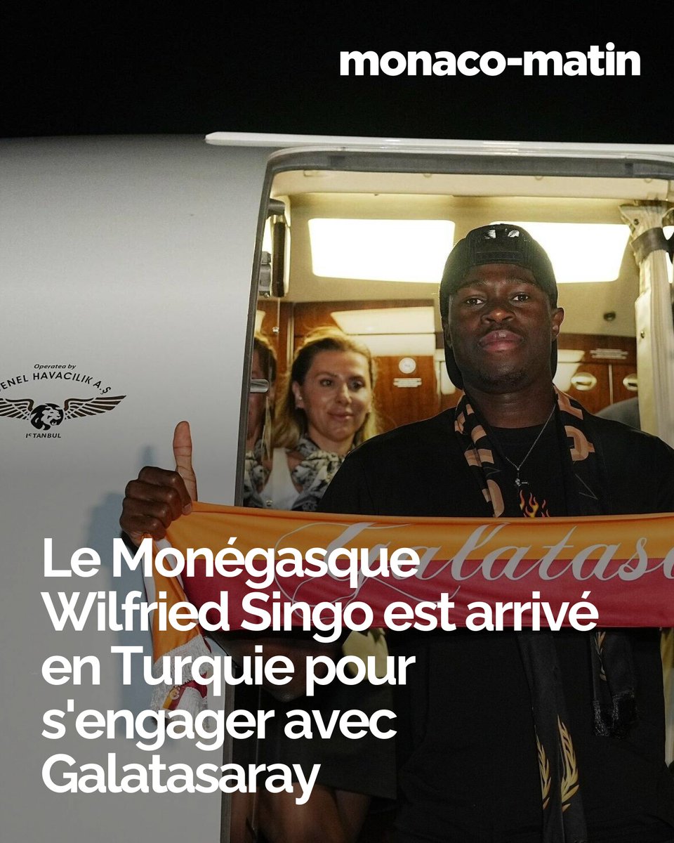 Annoncé parmi les joueurs censés quitter l'AS Monaco, le défenseur ivoirien Wilfried Singo va rejoindre le club de Galatasaray. Le joueur de 24 ans est arrivé ce mercredi soir en Turquie.
👉 l.monacomatin.mc/nb