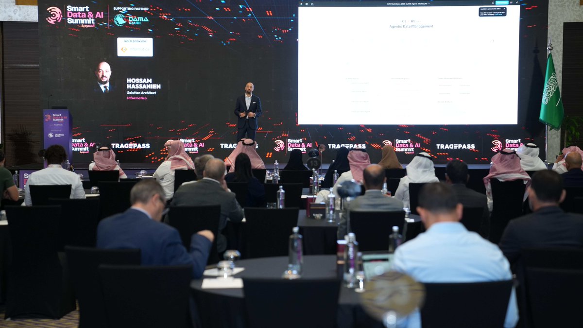 Tradepassglobal's tweet image. ⚙️ Data Governance: The Unseen Engine in the AI Race — Hossam Hassanien (Informatica) &amp;amp; Hatem Ali Mohamed (IDC) explore how trust, accuracy &amp;amp; compliance keep enterprises ahead in AI.

📍 Smart Data &amp;amp; AI Summit – Saudi Arabia | JW Marriott Hotel Riyadh

#SDAIS #AI #DataGovernance