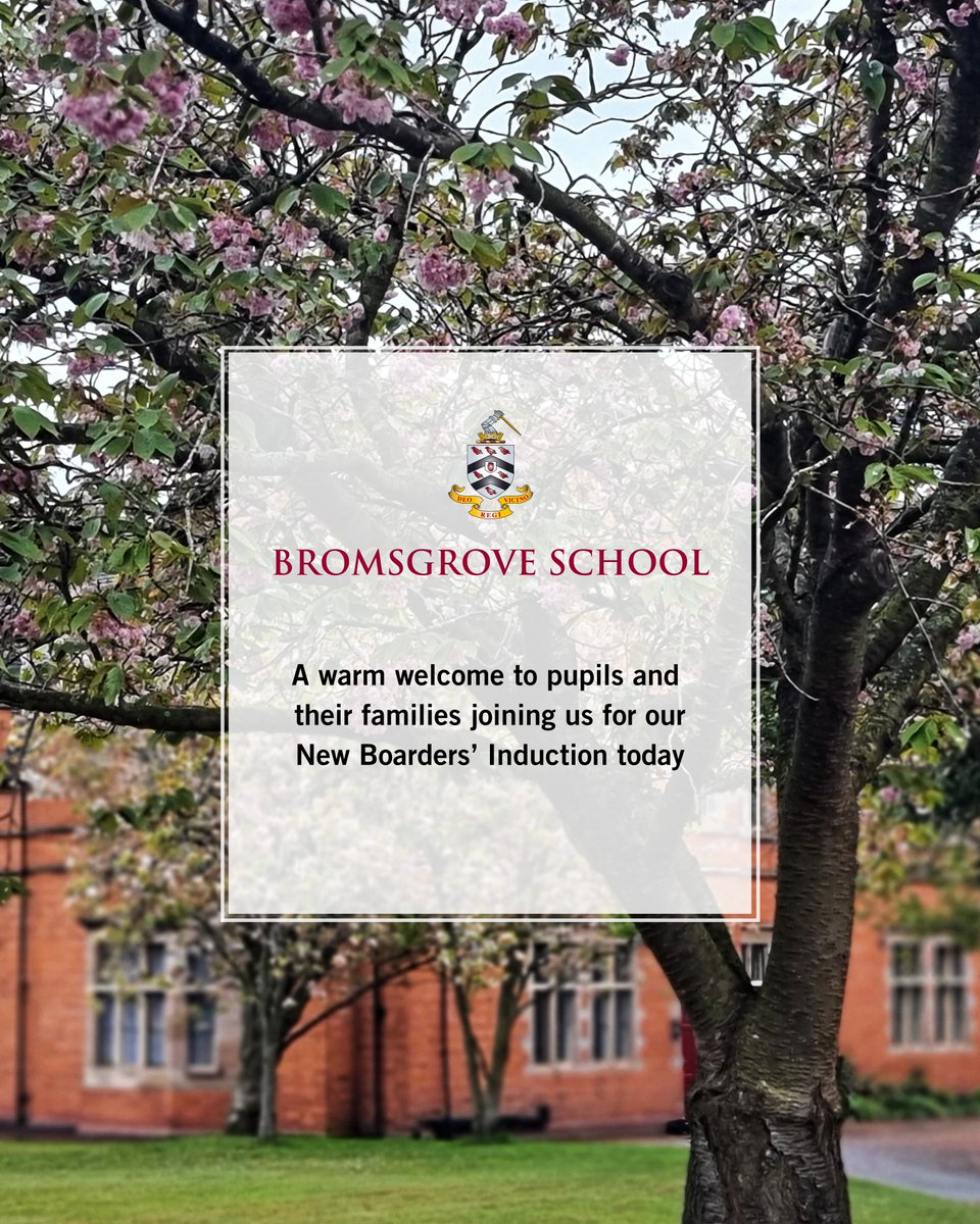 BromsSchool's tweet photo. A warm welcome to pupils and their families joining us for our New Boarders' Induction today.
#BromsInduction #BromsgroveSchool https://t.co/koflMVhOb5