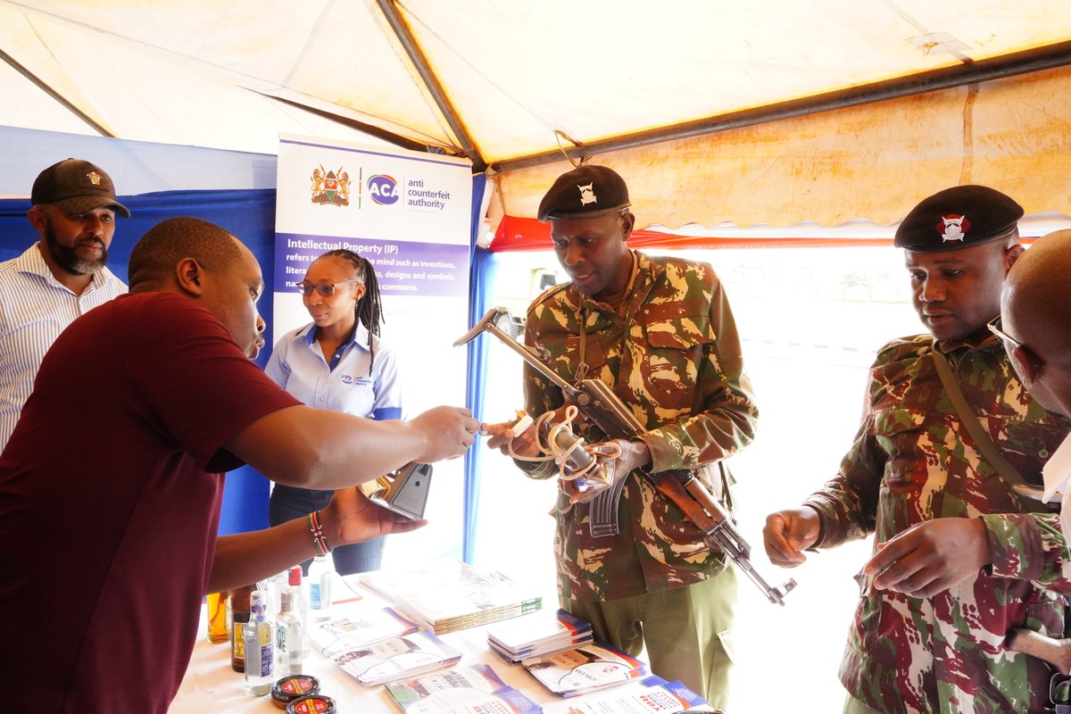 ACA_Kenya's tweet image. Day 2️⃣ at the KNCCI Tharaka Nithi Expo is here! 
The @ACA_Kenya  team is at Chuka University engaging residents on how to spot counterfeits, protect businesses, and keep families safe.

Visit our booth today and let’s #StopCounterfeits together!