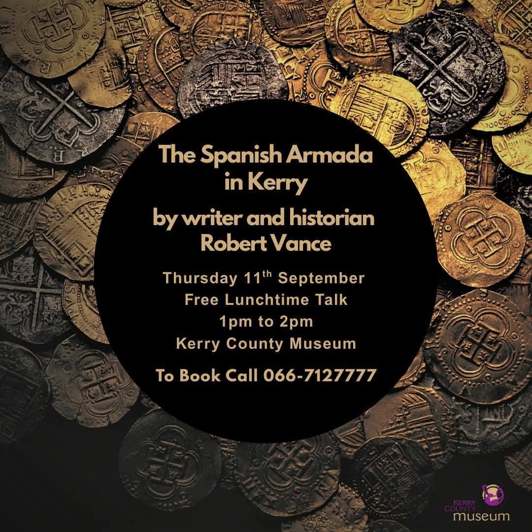 Next appearance for Tercios Irlanda :

"The Spanish Armada in Kerry."

A talk by writer and historian Robert Vance at the Kerry County Museum in Tralee.
Sept: 11th
1-2pm

See posters for booking details.

Viva España. 

Capt. Conchobhar Ó Súilleabháin
Tercios Irlanda