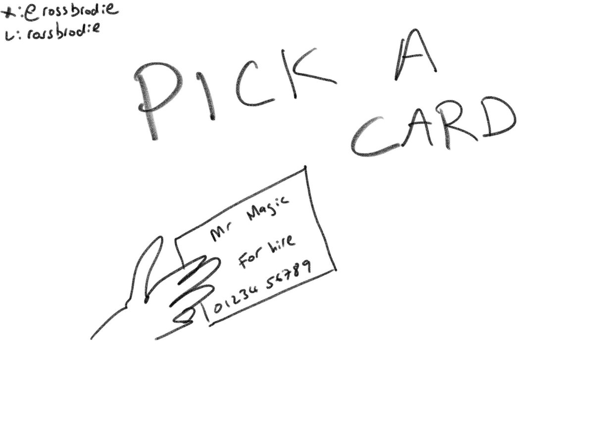 RossBrodie's tweet image. One Minute Brief of the Day:
Create posters to advertise #Magicians @OneMinuteBriefs