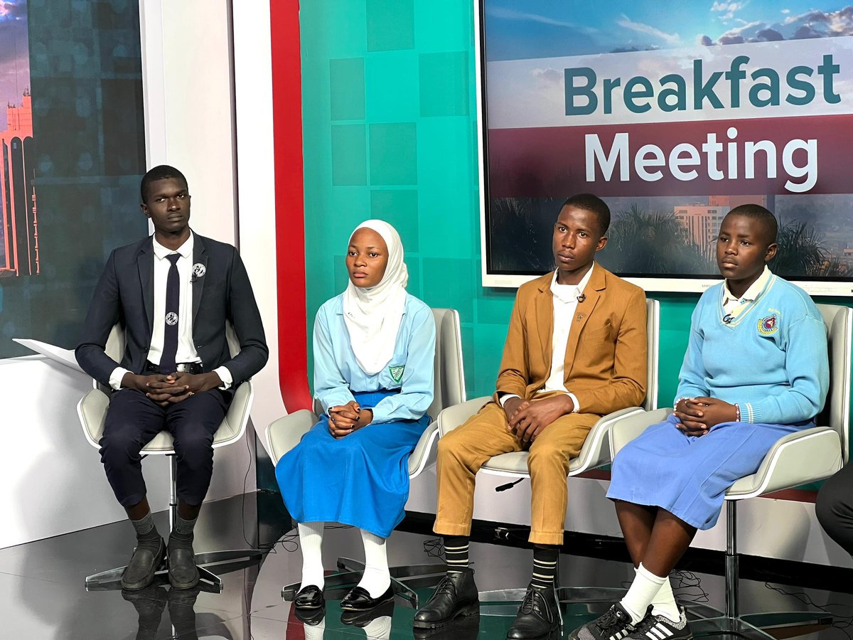 NBS television hosted other #StanbicUgChampions10 participants on  the Breakfast Meeting show,they shared their innovations and what winning Ugx 30M and a trip to SouthAfrica means to them 

Don't miss the Grand Finale live tomorrow from 3-4pm 

#BattleOfChampions  |