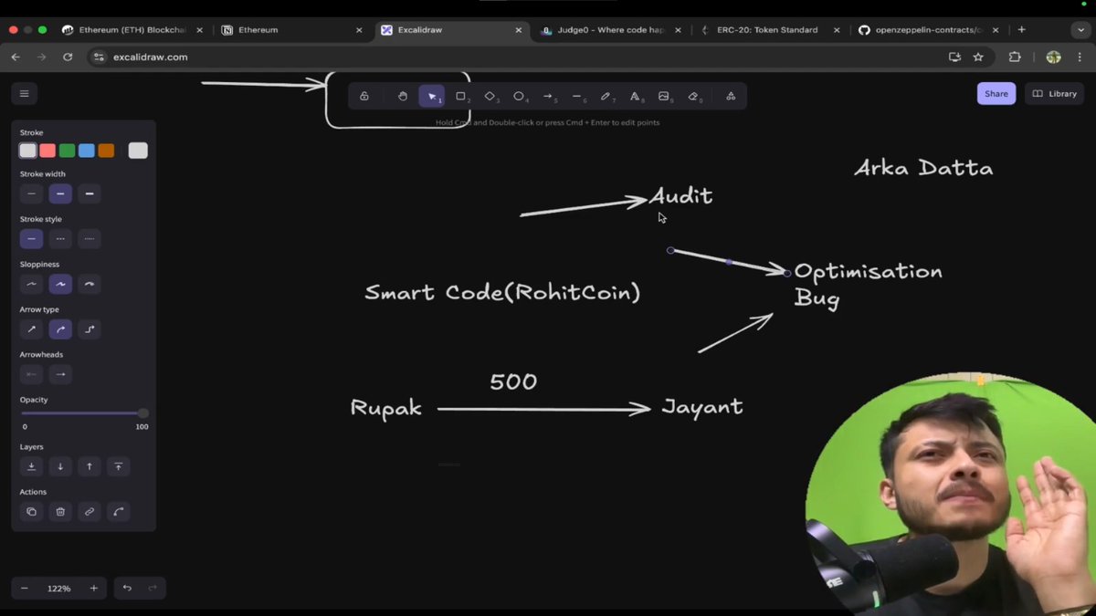 ashish_st's tweet photo. #Day174 of my #WebDevelopment & #Blockchain journey 🚀
Lecture 18 →
🔐 Mastered #OpenZeppelin for secure contracts
🛠️ Debugged + deployed on #SepoliaTestnet
⛽ Explored how #GasFees are calculated & applied
#SmartContracts #Web3Learning #CodeAndTaught #BuildInPublic https://t.co/GaQlMRGCNp