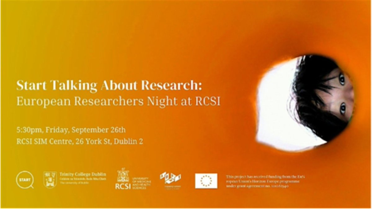 🎉 Join us for #EuropeanResearchersNight on Friday, September 26 at <a href="/RCSI_Irl/">RCSI</a>. FutureNeuro researchers will run hands-on activities for all ages exploring DNA, the brain, and technology. Register now: eventbrite.com/e/european-res…

<a href="/START_ERN/">Start Talking About Research Today</a> <a href="/Researchirel/">Research Ireland</a>