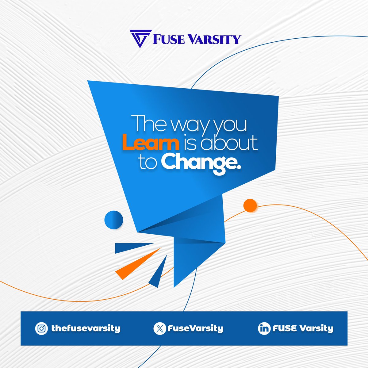 Learning is about to get even more serious at FUSE. Can you guess what it is? 👀

#FUSEVarsity
#FUSELearn