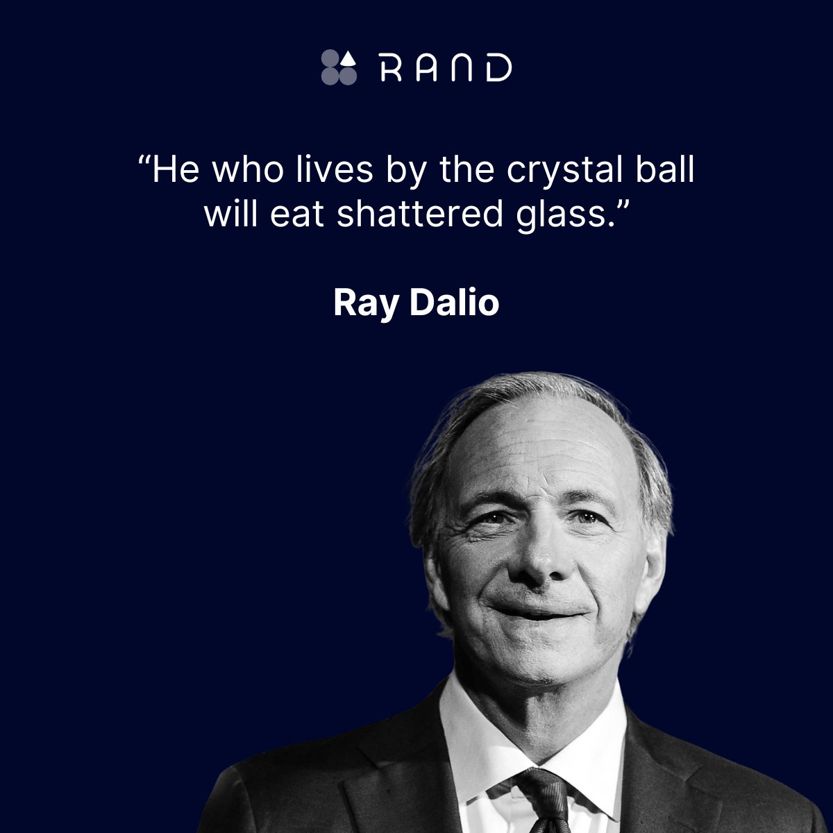 randapp's tweet image. “He who lives by the crystal ball will eat shattered glass.” — Ray Dalio

🔍 You don’t need to predict the market.
🌱 With #Rand, your money grows daily, no guessing games.

📈 Save. Invest. Grow. Effortlessly.