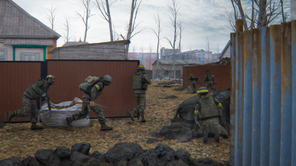 Government forces on Primorsk's outskirts, the last line of defense.
Primorsk, Chernarus.

ЧЕРТА.