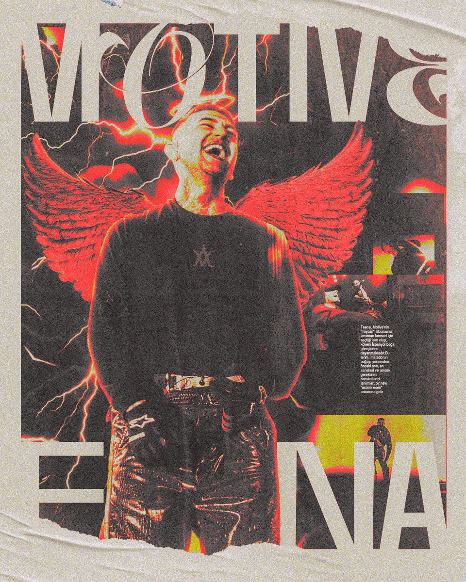 Gece boyu FAENA dinlerken kendimi tutamadım dedim bi poster patlatayım