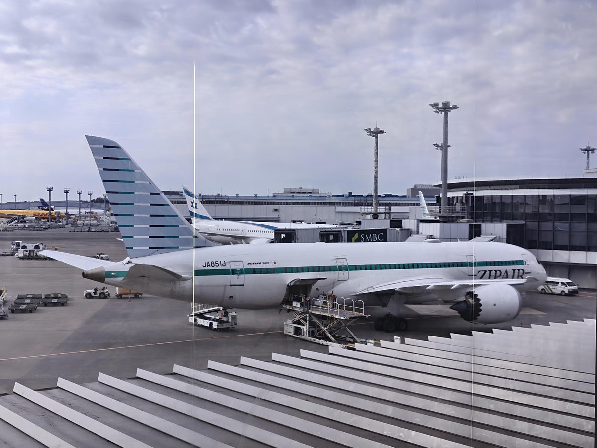 seeingmole's tweet image. Time to fly back to Bangkok. @ZIPAIRTokyo offers free WiFi.