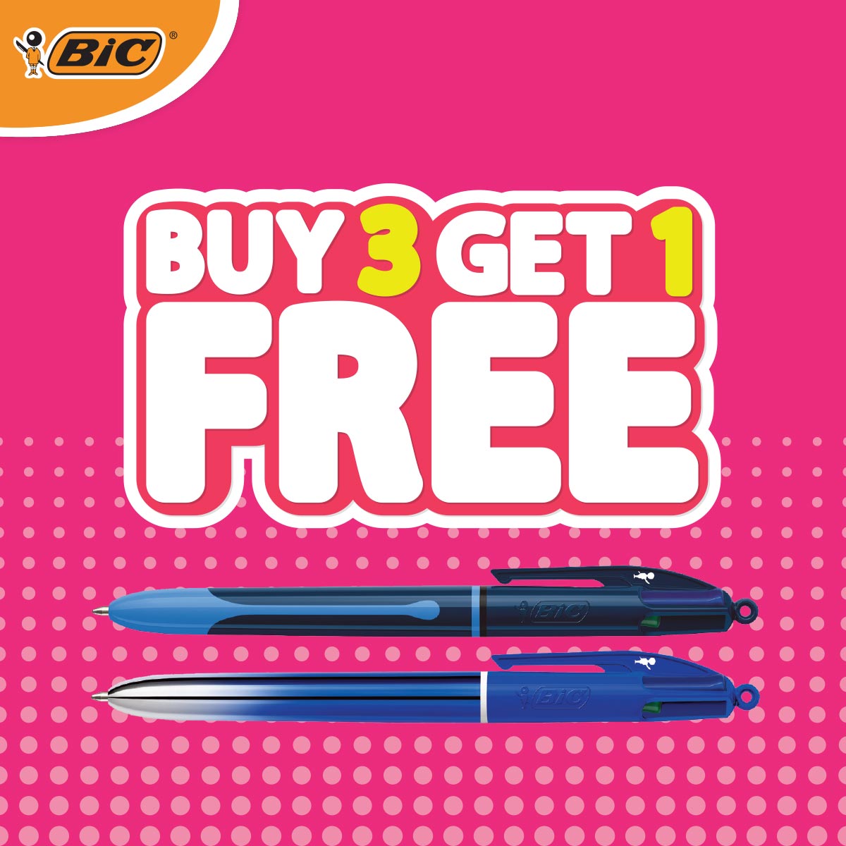 Every workplace needs a reliable pen. Bic Cristal Originals have been trusted for decades. Right now, get 4 packs for the price of 3. Order today and keep your team writing. #ChariotOffice