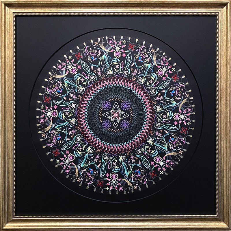 世界に一つ！あなただけの点描曼荼羅を描きます 世界に一つ！あなただけの点描曼荼羅を描きます M109701144 - 絵画高 品質