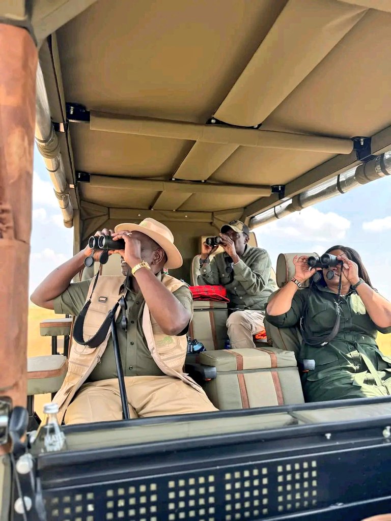 An inspiring day on safari with His Excellency President <a href="/WilliamsRuto/">William Samoei Ruto, PhD</a> These are the moments that fuel our passion at the Ministry of Tourism and Wildlife . We're working tirelessly to elevate Kenya's tourism profile, ensuring that our magnificent wildlife and vibrant culture are
