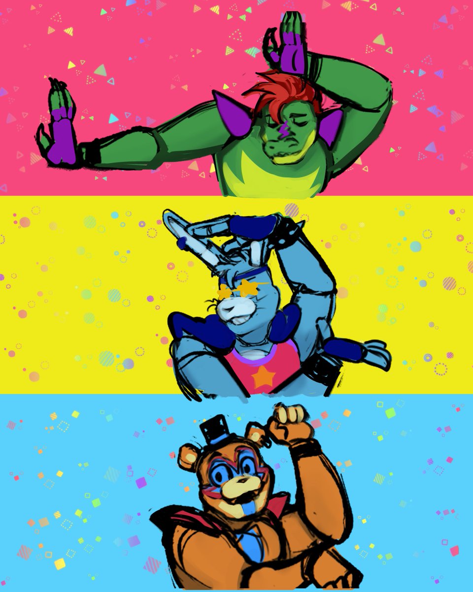 ive got this  to show also
monty bonny and freddy :!