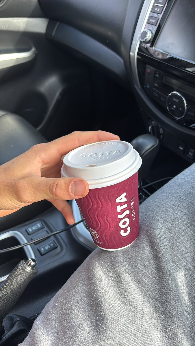 Morning coffee payed for by a dumb f@g