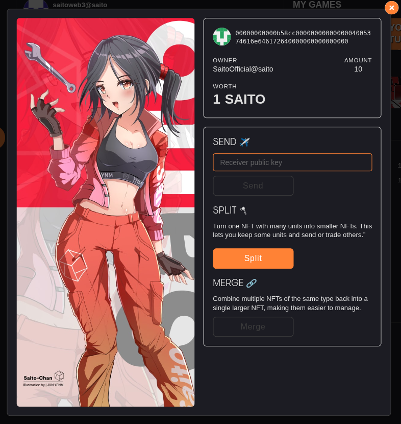 NFTs and Fungible Tokens are now native on Saito.