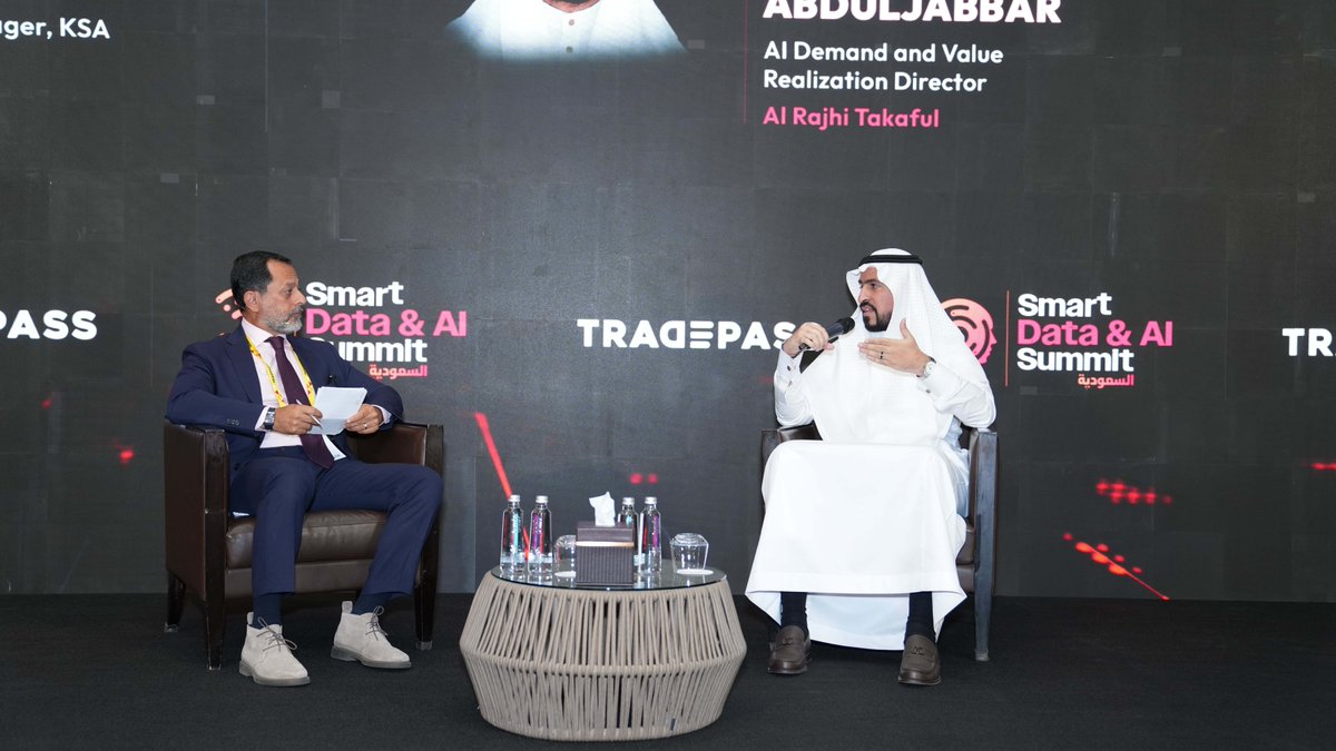 Tradepassglobal's tweet image. 🔥 Fireside Chat: Revolutionizing AI Performance — Waleed Zeidan, Dynatrace &amp;amp; Malik Abduljabbar, Al Rajhi Takaful on taking AI from insight to measurable business impact.

📍 Smart Data &amp;amp; AI Summit – Saudi Arabia | JW Marriott Hotel Riyadh

#SDAIS #AI #Performance #SaudiArabia