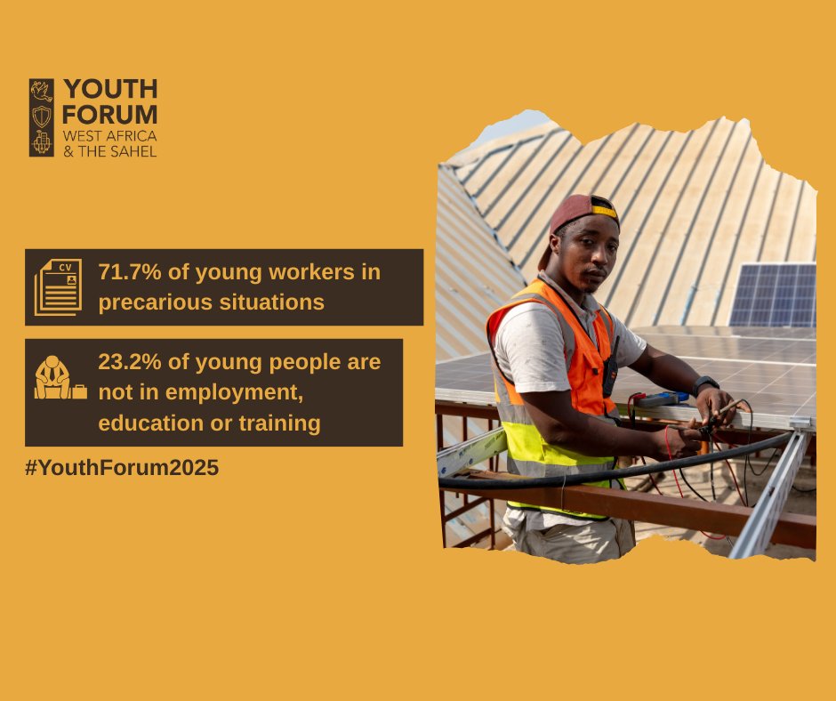 UNFPA_WCARO's tweet photo. Focus on our young leaders!
Entrepreneurs 💼
Students 📚
Activists ✊
Innovative 💡
They come from all over West Africa with a mission: to turn challenges into opportunities!
#ForumJeunes2025 #UN4Youth #JeunesseEnAction https://t.co/jZ46pwbZp5
