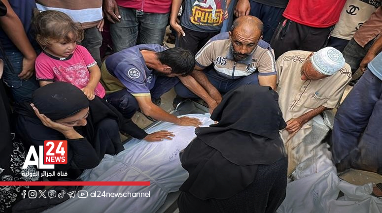 AL24Francais's tweet image. #Ghaza: des #martyrs et des #blessés dans de nouvelles #frappes_sionistes 

➡️al24news.dz/fr/ghaza-des-m…