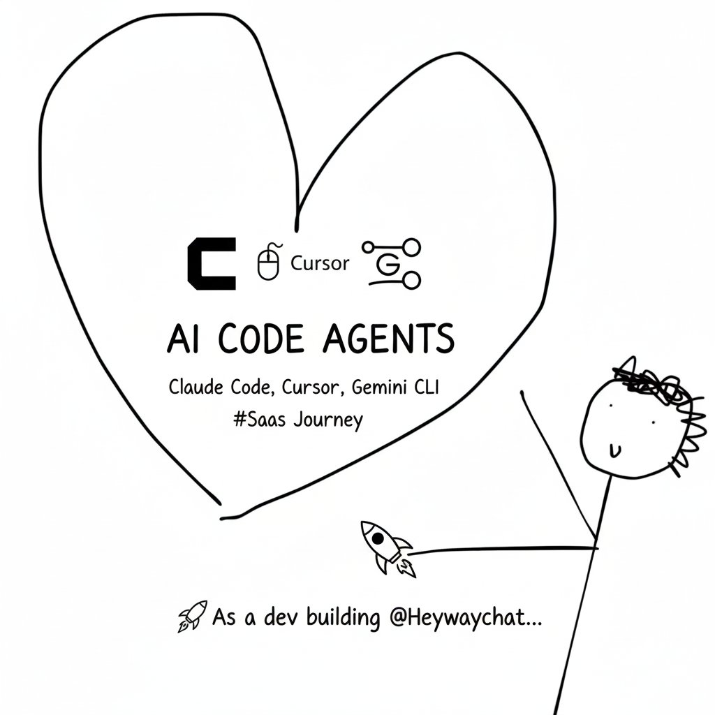 VladZhovklyi's tweet photo. 🚀 As a dev building @Heywaychat, I’ve been testing AI code agents to boost my workflow. Tried Claude Code, Cursor, Gemini CLI. Here’s why I picked Claude Code for my #SaaS journey! 🧵👇 #BuildInPublic #AI #IndieHackers https://t.co/O55YgvzBMm