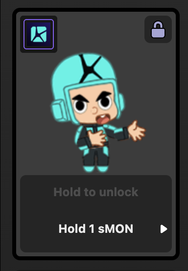 New skin on <a href="/LumiterraGame/">Lumiterra</a> 
Swap mon for sMON to unlock this skin 

1.0283 mon is enough for this task 
glumi