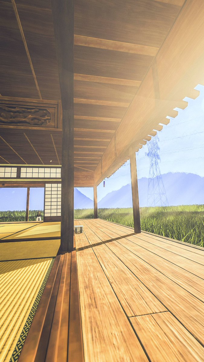 ワールド名　oldsummercrom
By gularis
#VRChat_world紹介 
#VRChat