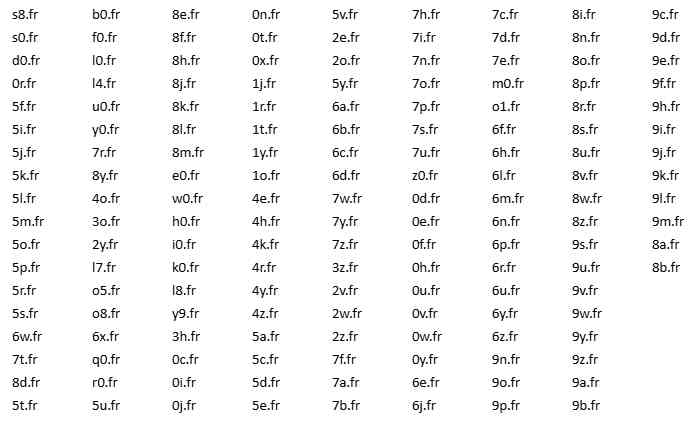 150 domaines en 2 lettres expirent demain, il est encore temps de les précommander