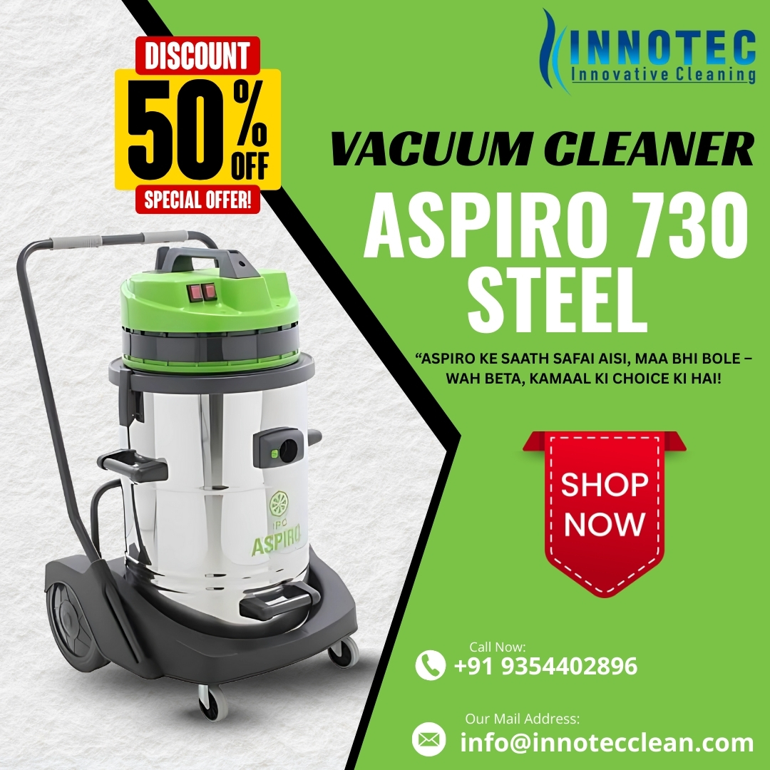 innoteccle40760's tweet image. ASPIRO 730 Steel – Power That Cleans Beyond Limits!
#Aspiro730 #VacuumCleaner #PowerfulCleaning #SpotlessSpaces #SmartCleaning #CleaningSolutions #DeepClean #ModernCleaning #SteelPower #HomeAndOfficeCare