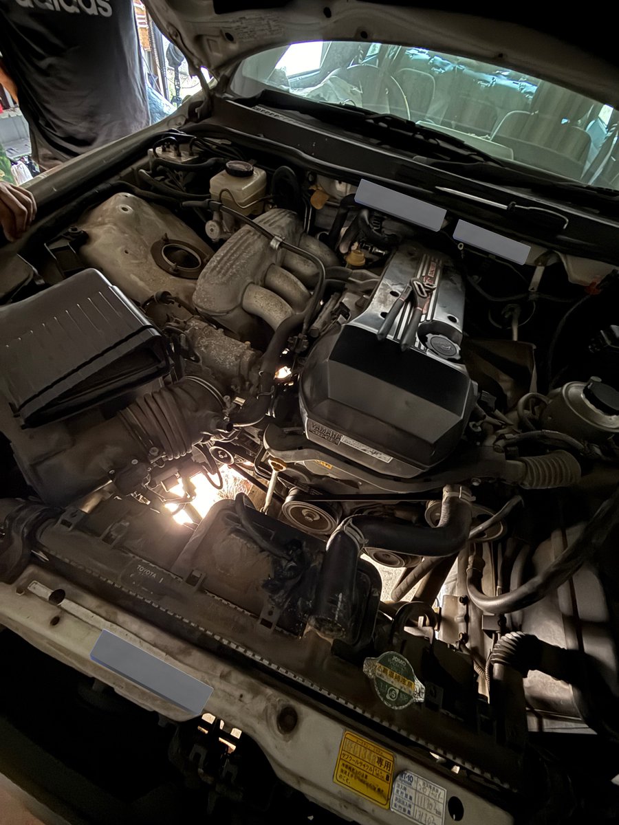 CIT_CAR's tweet image. 本日もアルテッツァの続きを行なっております！