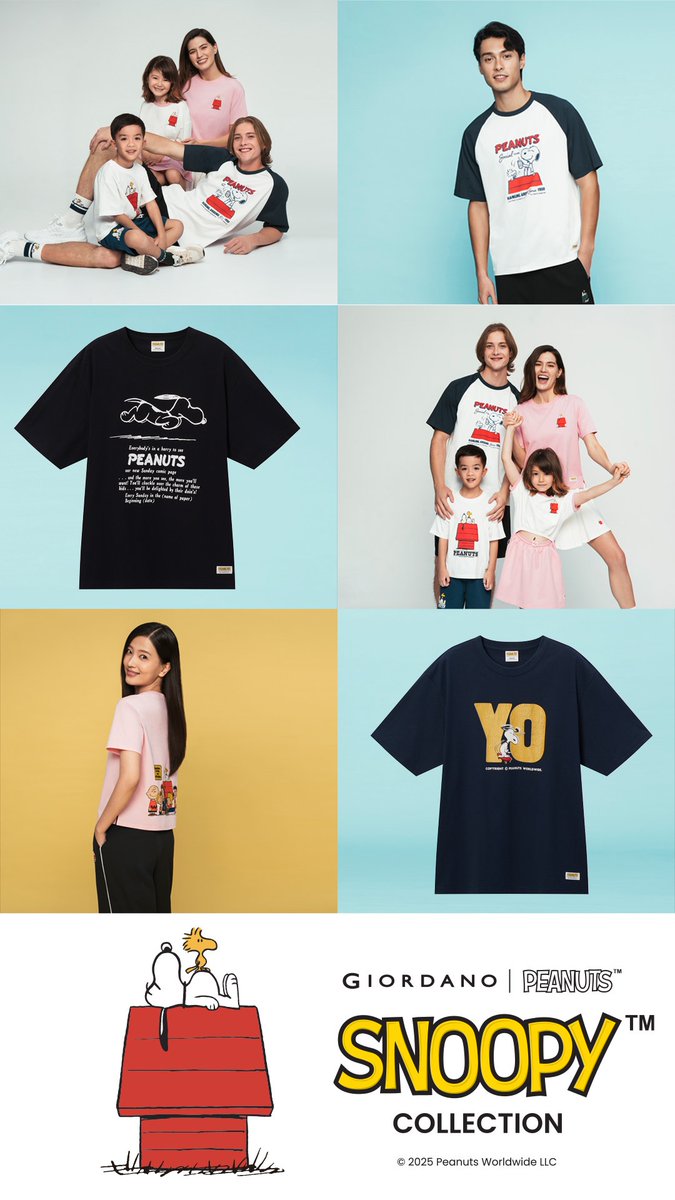 Say hello to one of the most adorable collabs in town
GIORDANO | PEANUTS SNOOPY COLLECTION is here to make your every day more special.
Let’s explore the collection at our store!

#PIM #PIMRumahKedua #RumahKedua