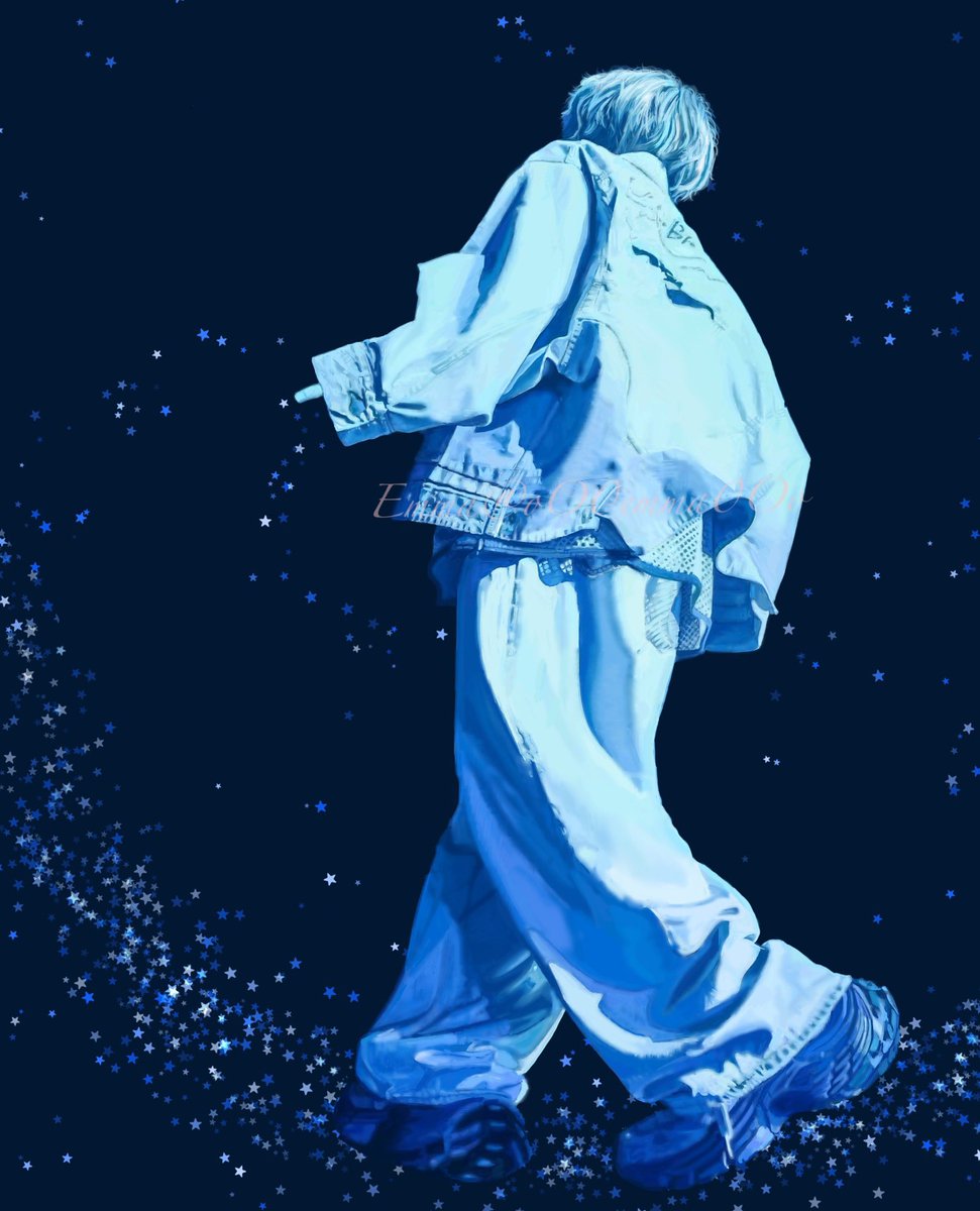 oO0emma0Oo's tweet photo. Eveさんを描きました
（LIVE Under Blue 大阪公演のお写真を描きました 背景アレンジversion）
#模写 #Eveさん 
Under Blue 💎最高に素敵なLIVEでした
幸せな時間をありがとうございました https://t.co/9lQvkxd2dP