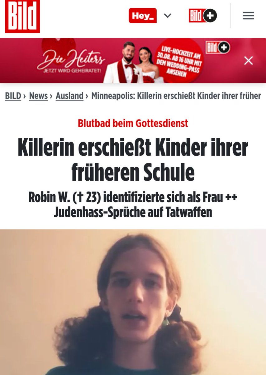 Birgit Kelle (@birgit_kelle) on Twitter photo Der Bürgermeister von Minneapolis sorgt sich angesichts des Schulmassakers vor allem um "Transphobie", die BILD bezeichnet den Täter brav als "Killerin", so als sei hier eine Frau zur Mörderin geworden. Ich verbitte mir, dass diese Tat einer sogenannten "Transfrau" den Frauen Der Bürgermeister von Minneapolis sorgt sich angesichts des Schulmassakers vor allem um "Transphobie", die BILD bezeichnet den Täter brav als "Killerin", so als sei hier eine Frau zur Mörderin geworden. Ich verbitte mir, dass diese Tat einer sogenannten "Transfrau" den Frauen