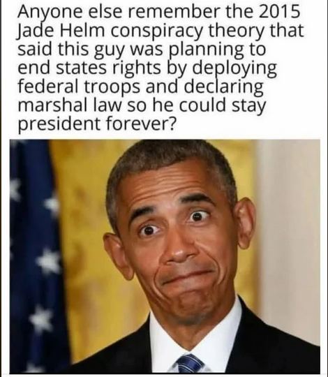 Mikanojo's tweet photo. Yes i DO remember this...
#JadeHelm conspiracy being acted out now
by fascist dictator Trump and his cronies.
EVERYTHING is projection.
EVERY false accusation
Republicans make about others
turns out to be true of they them selves. https://t.co/WwQn7sJ78c