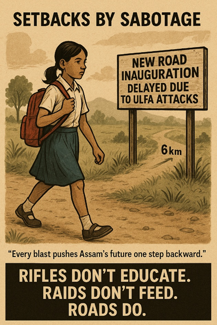 l95115's tweet image. Assam wants roads and railways, not raids and rifles. #PeaceForProgress #BuildNotBreak #RoadsNotRifles  #RailwaysForGrowth #StopTheRaids #PeacefulAssam #DevelopmentFirst #NoMoreViolence #FutureWithPeace #ProgressNotConflict