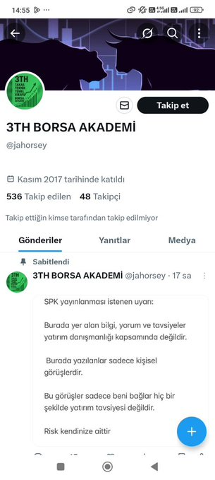 AMAN DİKKAT ⚠️ 

Fake hesaplarımız türemiş biz kimseye mesaj atmayız dolandırıcılara fırsat vermeyelim . Taklitler aslını yüceltir …