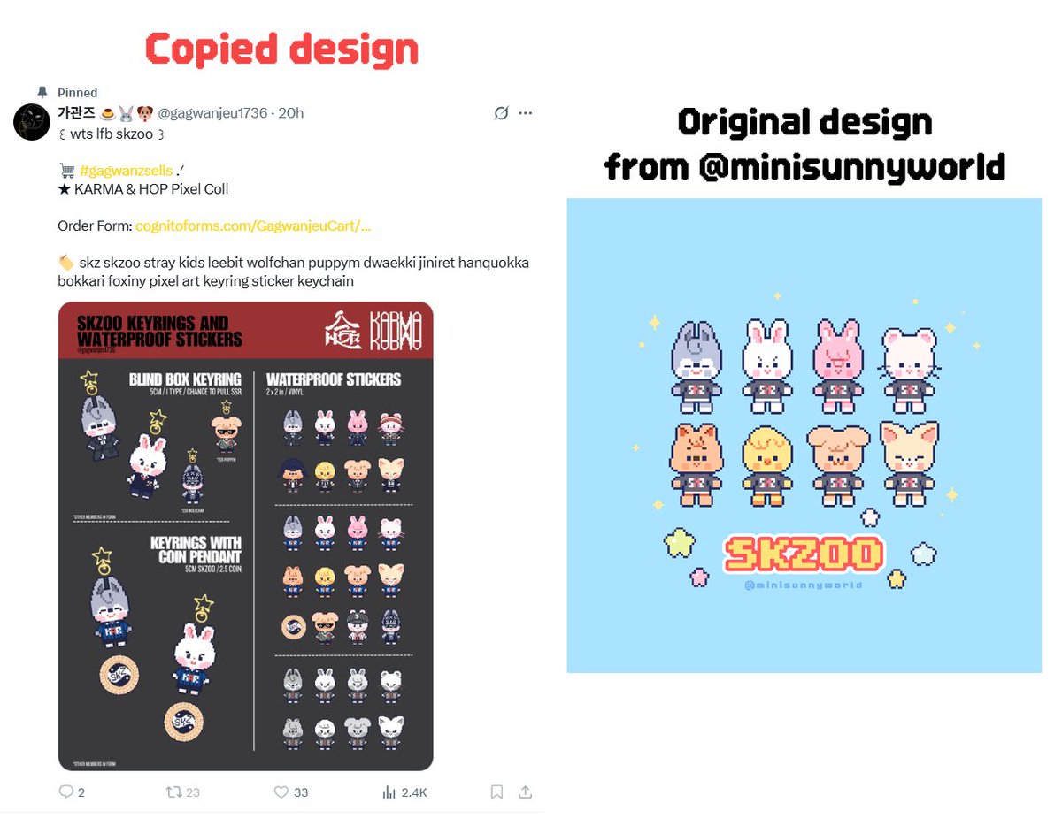 I’ve told them to stop several times but it looks like they’re trying to sell it anyway.
The design, colors, everything copies mine, and if you come across it, I hope you won’t purchase it. Thank you!

<a href="/gagwanjeu1736/">가관즈 🍮🐰🐶</a>