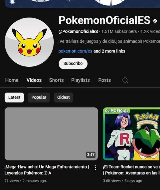 It seems Pokémon Spain messed up by uploading the (now deleted) Mega Hawlucha video. 
The video is 3:47 long. 
Once again, someone’s probably getting fired 🤭.
