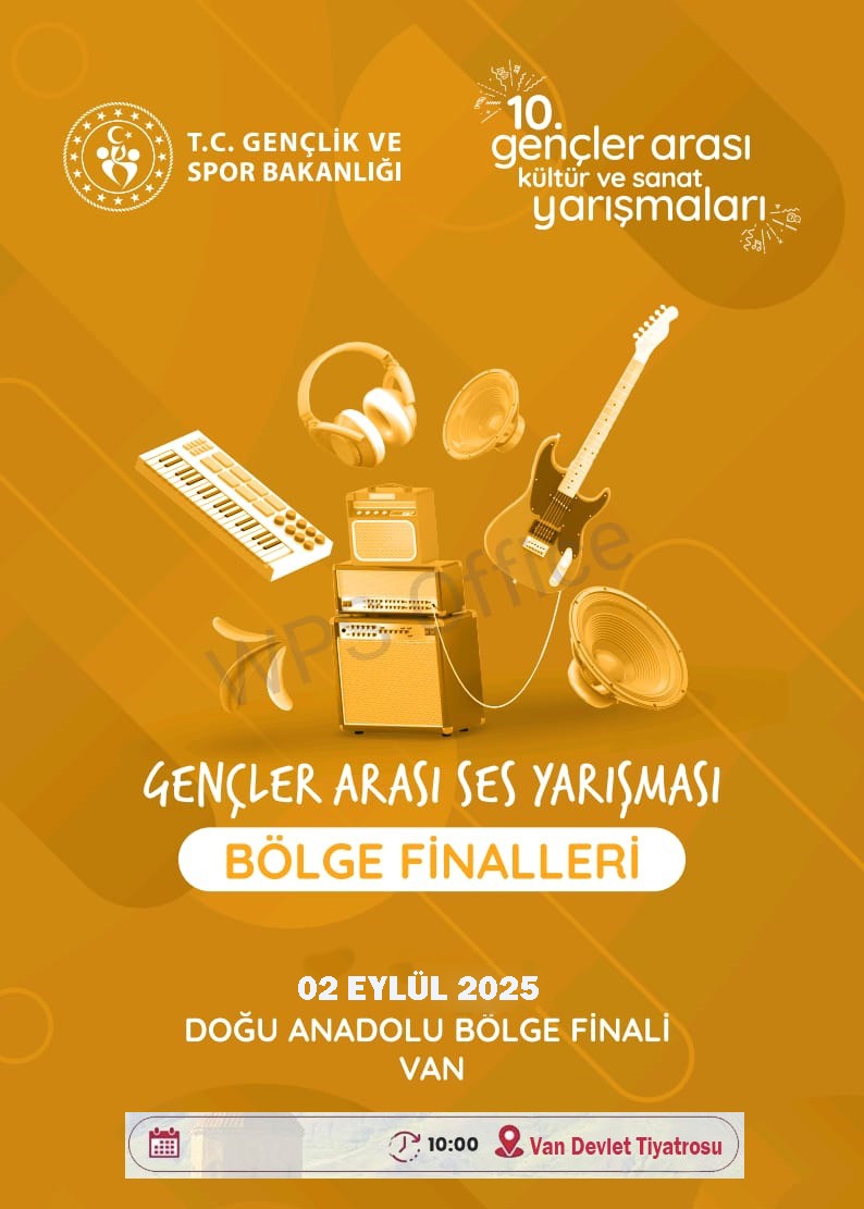 GSB_ErekGM's tweet image. Gençliğin ve Sanatın Buluşma Noktası Van ✨
10. Gençler Arası Kültür ve Sanat Yarışmaları Doğu Anadolu Bölgesi Finalleri Van'da başlıyor.
Gençlerin yeteneğine tanık olmak için sizi de bekliyoruz! 🎤✨🎭