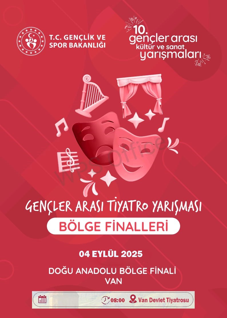 GSB_ErekGM's tweet image. Gençliğin ve Sanatın Buluşma Noktası Van ✨
10. Gençler Arası Kültür ve Sanat Yarışmaları Doğu Anadolu Bölgesi Finalleri Van'da başlıyor.
Gençlerin yeteneğine tanık olmak için sizi de bekliyoruz! 🎤✨🎭