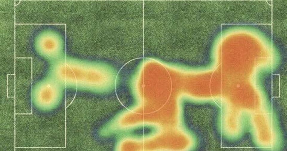 Heat map of sports republic at the negotiation table accepting 35 mil for Fernandes after initially demanding 50 mil #saintsfc