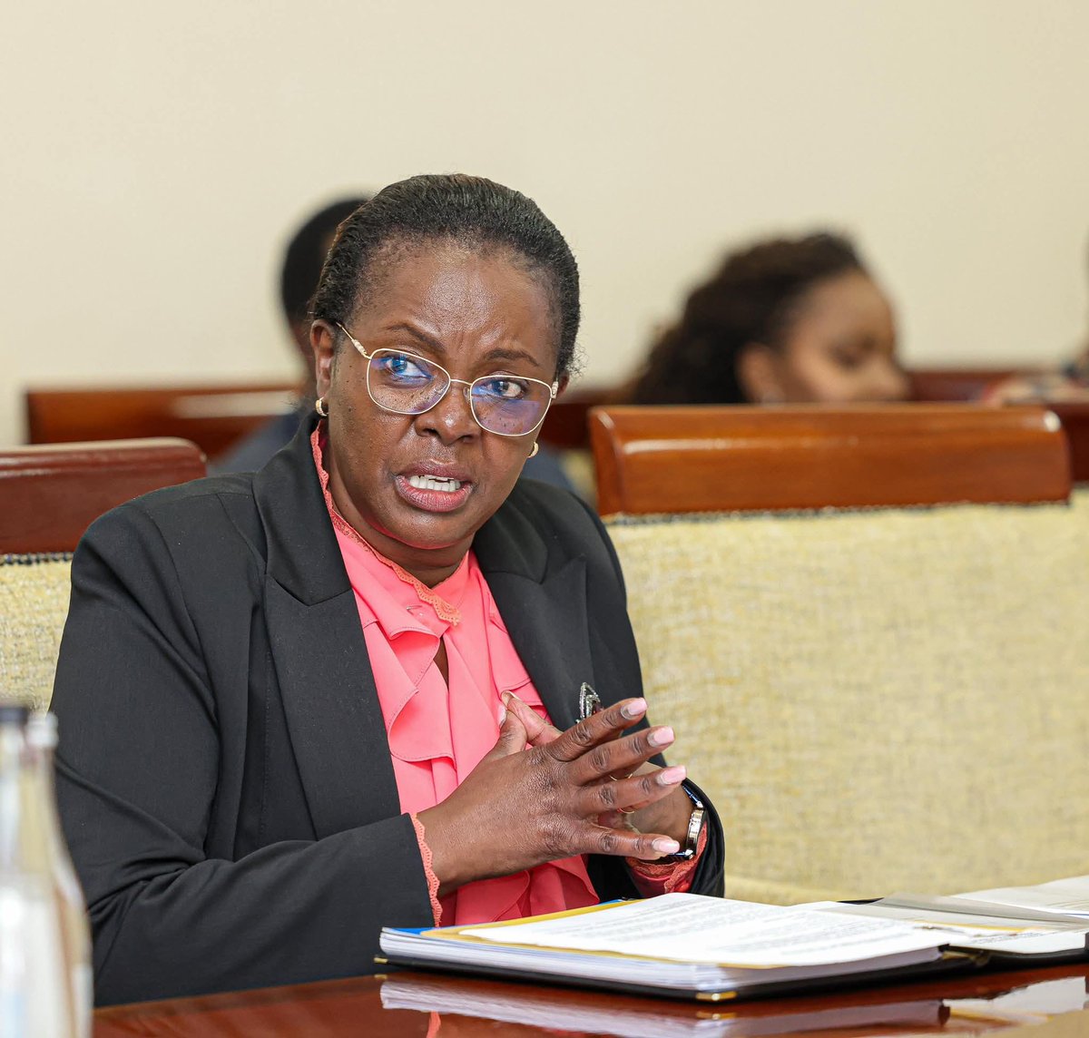 The Presidential Technical Working Group on Gender-Based Violence including Femicide briefed H.E Deputy President <a href="/KindikiKithure/">Kithure Kindiki</a>
of its key findings and recommendations for #GBV prevention and response,  marking a major milestone in the fight against Gender-Based Violence in the