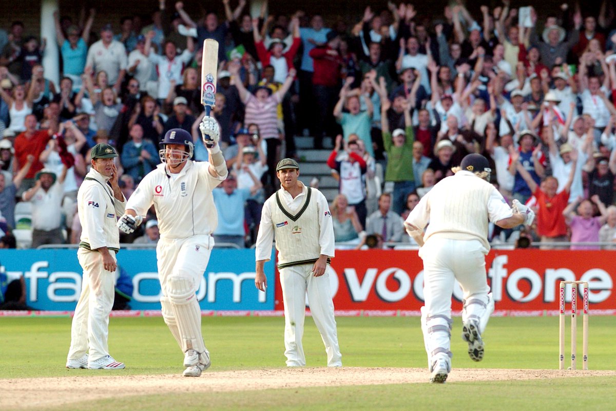 On this day in 2005, Ashley Giles hit the winning runs in the fourth Ashes Test at Trent Bridge

Read about it and more from his life and career in The King of Spain and I

Surviving cricket, depression and the greatest ever Ashes. Buy now: fairfieldbooks.co.uk/shop/the-king-…