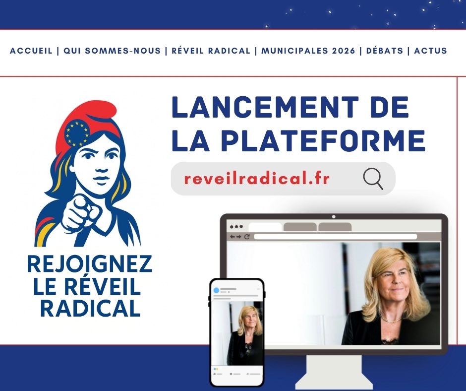 Il y a plusieurs semaines, j’écrivais aux radicaux pour leur annoncer ma candidature à la présidence du Parti radical avec un objectif clair :  le réveiller. 

Aujourd’hui, entourée d’une formidable équipe, nous franchissons une nouvelle étape avec le lancement de la plateforme